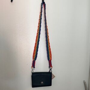 Rainbow macrame Strap